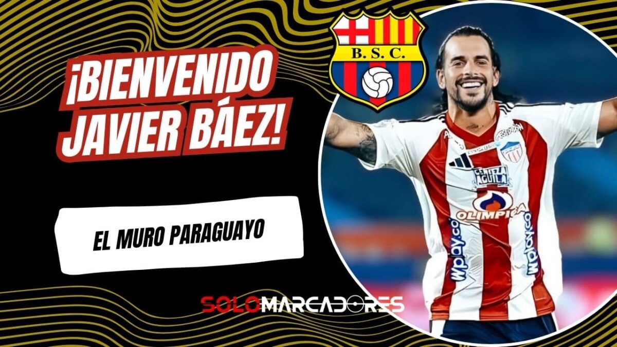 Javier Báez es nuevo refuerzo de Barcelona: El campeón de Sudamericana que llega al Ídolo