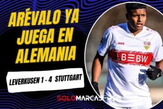 Jeremy Arévalo debuta en la Bundesliga: Primeros minutos y goleada del Stuttgart ante el Leverkusen