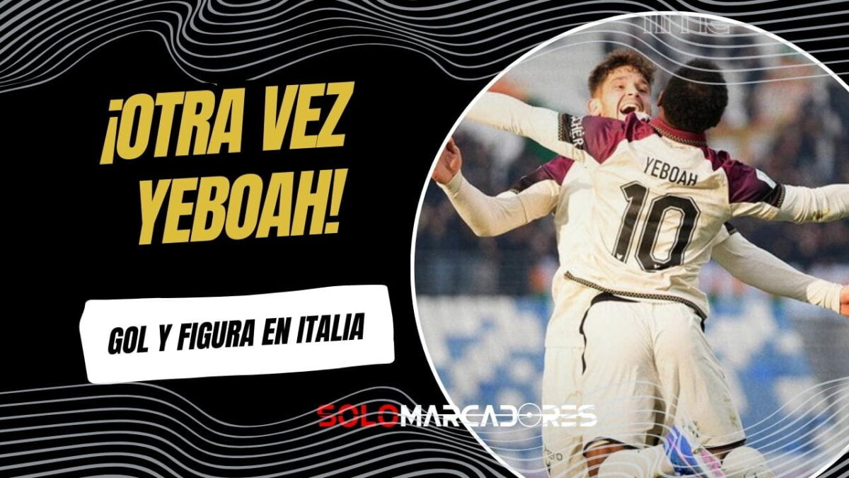 John Yeboah no frena y volvió a convertir en la Serie B de Italia