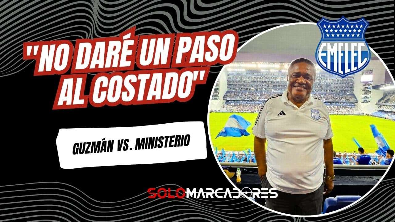 Jorge Guzmán rechaza su salida de Emelec y lleva el caso a la Conmebol tras fallo del Ministerio