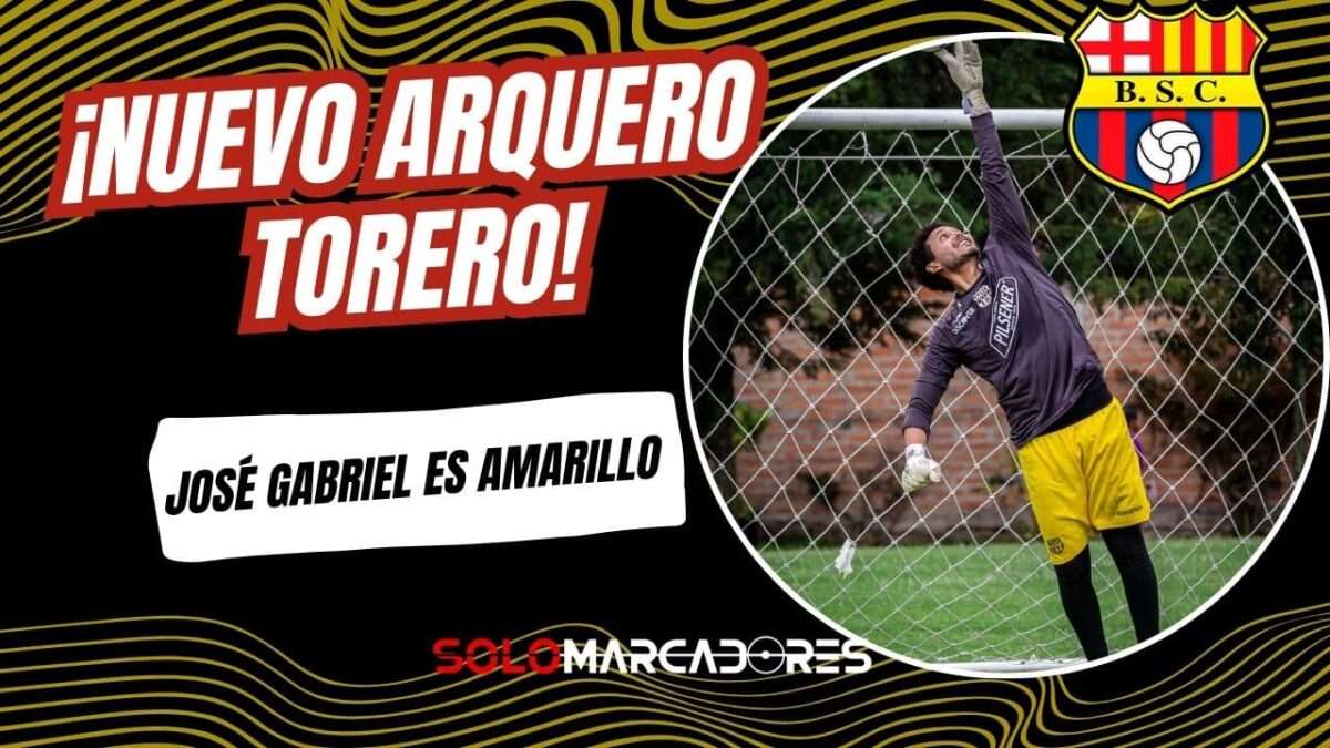 José Gabriel Cevallos es el nuevo arquero de Barcelona SC para 2026
