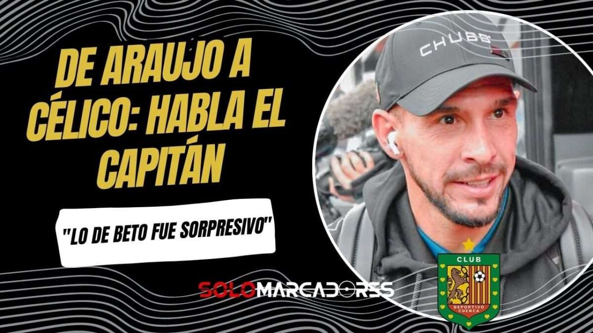 Fichajes Deportivo Cuenca: Jorge Célico “Soy responsable del 90% de los fichajes” 31 Lucas Mancinelli, la voz de Deportivo Cuenca: El adiós a Araujo, la llegada de Célico y la obsesión por la Sudamericana