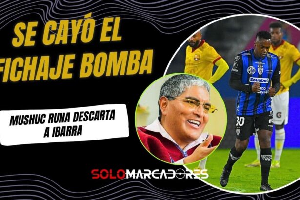 El fichaje de Renato Ibarra por Mushuc Runa se derrumbó: Luis Alfonso Chango revela el insólito motivo económico