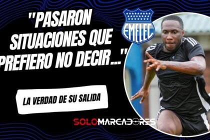 Luis Caicedo rompe el silencio tras salir de Emelec: "Pasaron situaciones que prefiero no decir"