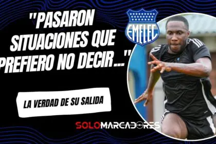Luis Caicedo rompe el silencio tras salir de Emelec: "Pasaron situaciones que prefiero no decir"