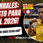 Miguel Parrales inicia la pretemporada con Barcelona SC: "Me voy a preparar para tener un gran 2026"