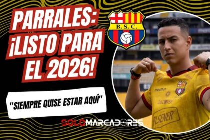 Miguel Parrales inicia la pretemporada con Barcelona SC: "Me voy a preparar para tener un gran 2026"