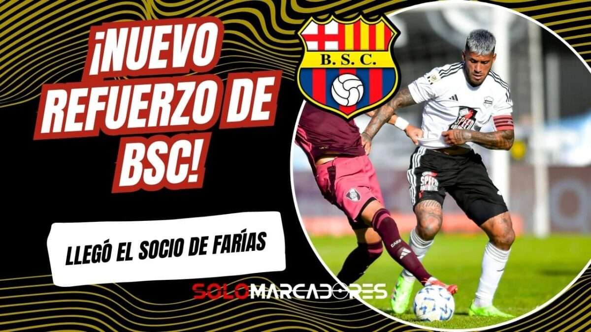 Oficial: Barcelona SC blinda su ataque con Sergio Núñez, el séptimo refuerzo charrúa 2 Milton Céliz arriba a Quito: Nuevo refuerzo de experiencia para Barcelona SC
