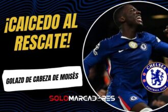 Moisés Caicedo da la victoria al Chelsea ante Pafos en Champions League