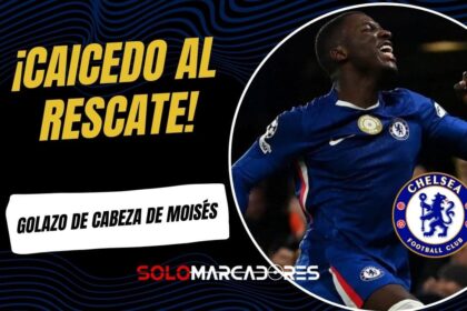 Moisés Caicedo da la victoria al Chelsea ante Pafos en Champions League