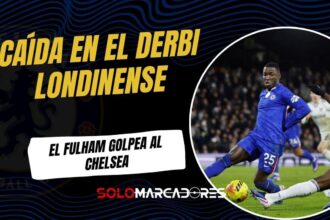 Amargo derbi para el Chelsea: Moisés Caicedo titular en la derrota ante Fulham
