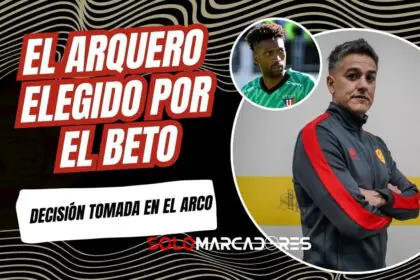 Norberto Araujo descarta a Alexander Domínguez y confirma arquero de Aucas 2026