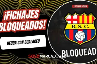 Sanción de la FEF a Barcelona SC: Deuda con Gualaceo bloquea inscripción de fichajes