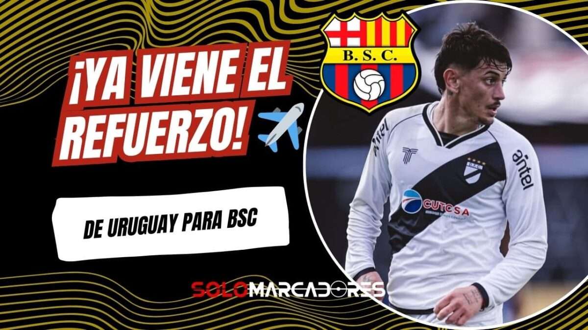 Sergio Núñez el nuevo delantero de Barcelona está rumbo a Ecuador