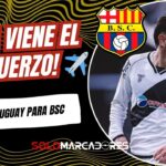 Sergio Núñez el nuevo delantero de Barcelona está rumbo a Ecuador