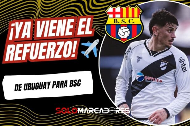 Sergio Núñez el nuevo delantero de Barcelona está rumbo a Ecuador