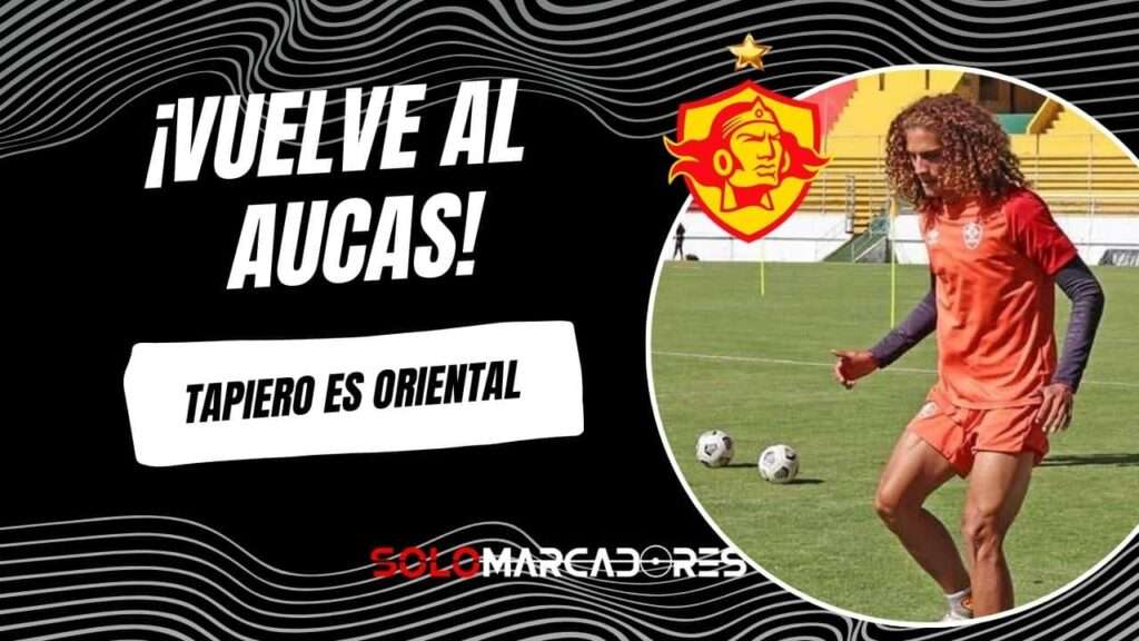 Stiven Tapiero regresa a S.D. Aucas para blindar el mediocampo