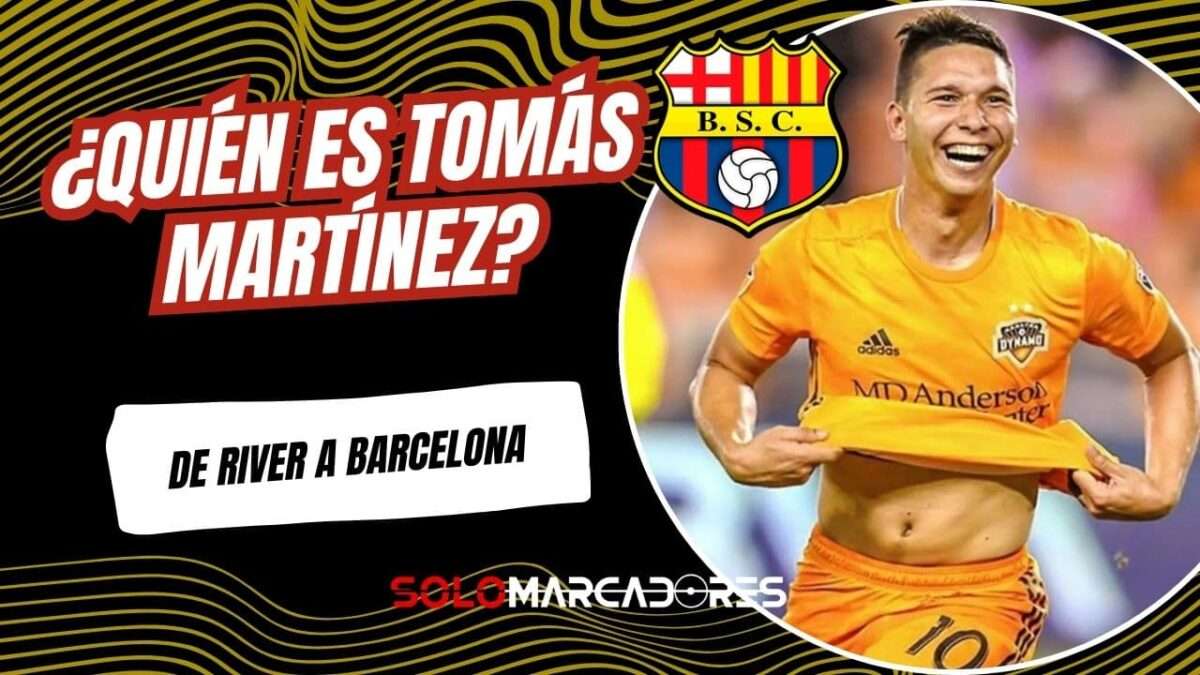 Tomás Martínez a Barcelona SC: El ex '10' de River que llega al Ídolo para el 2026