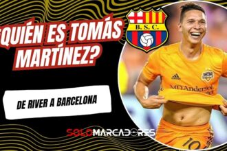 Tomás Martínez a Barcelona SC: El ex '10' de River que llega al Ídolo para el 2026