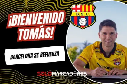 Barcelona SC sacude el mercado: Tomás Martínez es el nuevo refuerzo para 2026
