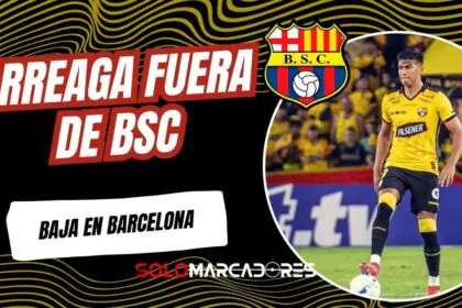 Fin del ciclo: Xavier Arreaga queda fuera de Barcelona SC