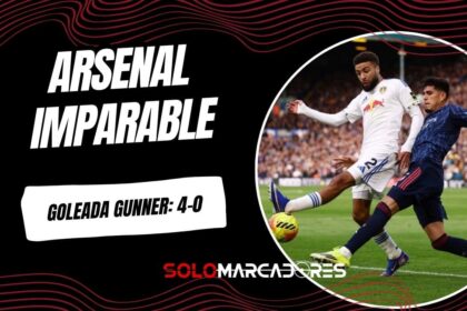 Arsenal golea al Leeds United con Piero Hincapié como figura titular en la Premier League