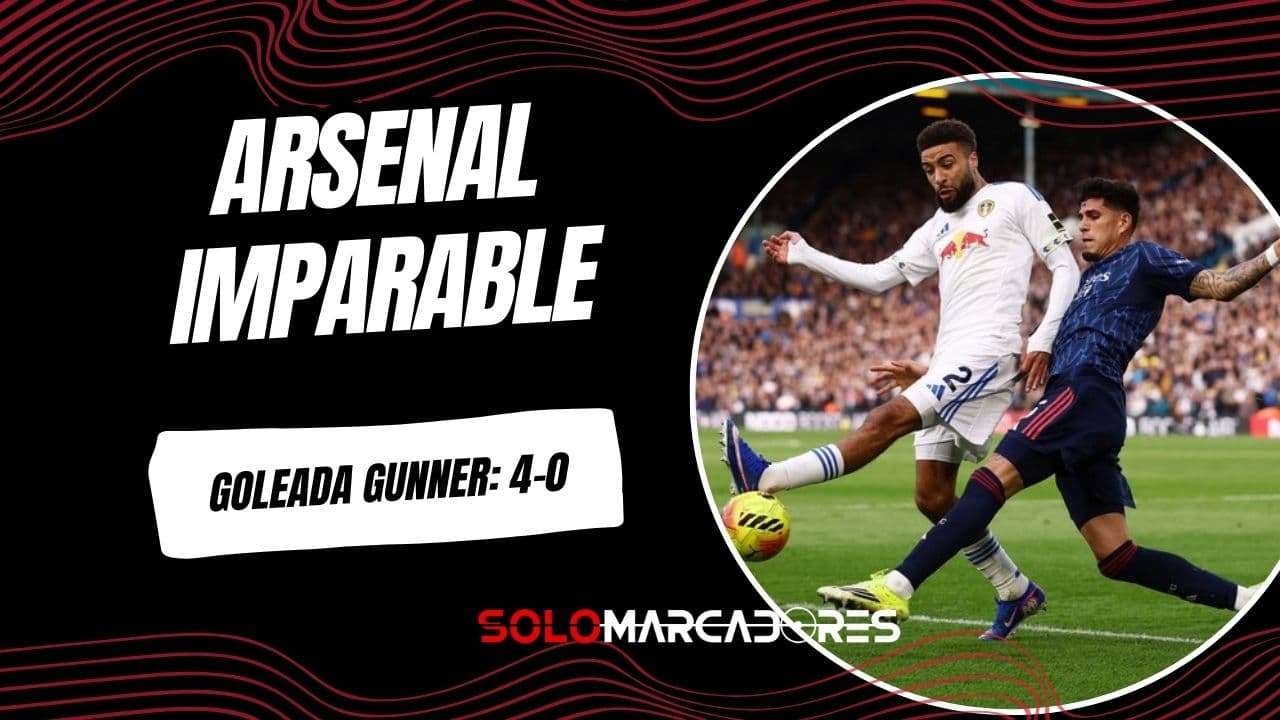 Arsenal golea al Leeds United con Piero Hincapié como figura titular en la Premier League