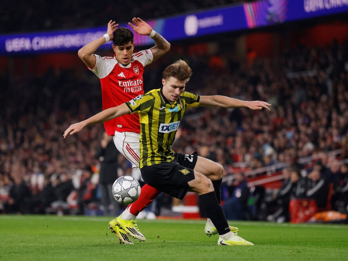 Con Piero Hincapié, el Arsenal cerró la fase de liga de la Champions League como puntero invicto