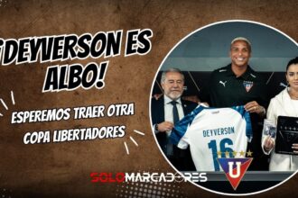 Deyverson presentado en Liga de Quito: "esperemos traer otra Libertadores"