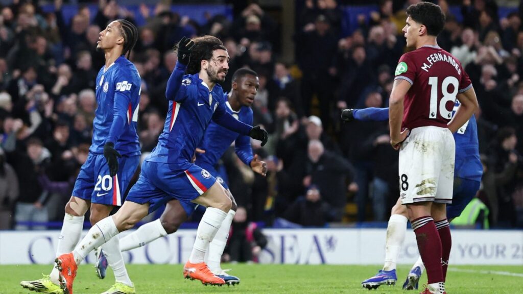 Moisés Caicedo lidera en la remontada épica del Chelsea ante el West Ham 2 Moisés Caicedo lidera en la remontada épica del Chelsea ante el West Ham