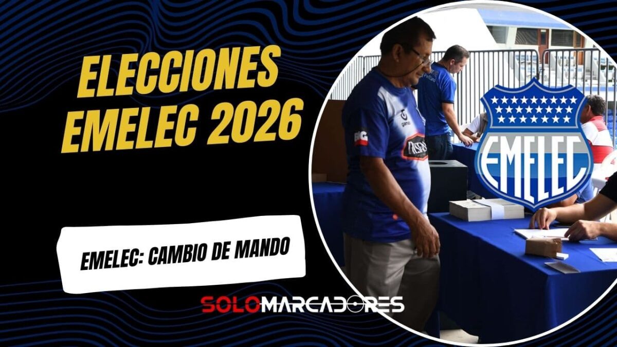 Justicia ratifica salida de Jorge Guzmán en Emelec: Elecciones 2026 confirmadas 2 Elecciones en Emelec 2026: Fecha, sede y detalles de la Asamblea de Elección