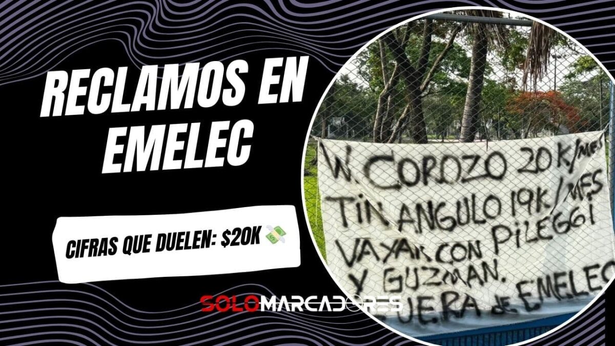 Crisis en Emelec: Hinchas protestan contra directiva y jugadores en Samanes