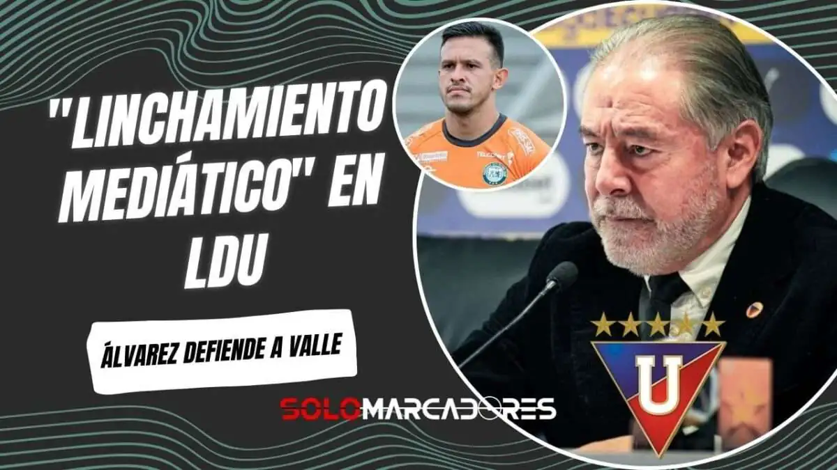 Caso Gonzalo Valle: Isaac Álvarez denuncia "linchamiento mediático" y ratifica apoyo de LDU
