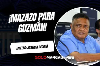 Justicia ratifica salida de Jorge Guzmán en Emelec: Elecciones 2026 confirmadas