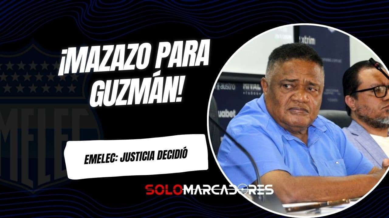 Justicia ratifica salida de Jorge Guzmán en Emelec: Elecciones 2026 confirmadas