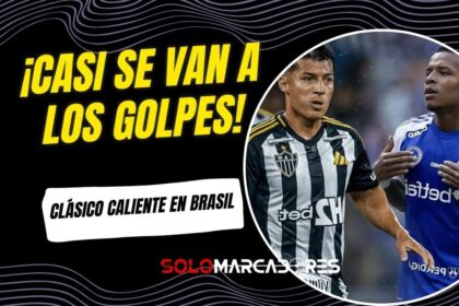 Keny Arroyo y Alan Franco protagonizan tenso cruce en el clásico Mineiro