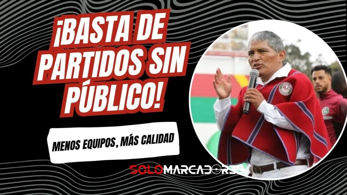 Luis Alfonso Chango y la reducción de equipos en Serie A: Propuesta de 12 clubes