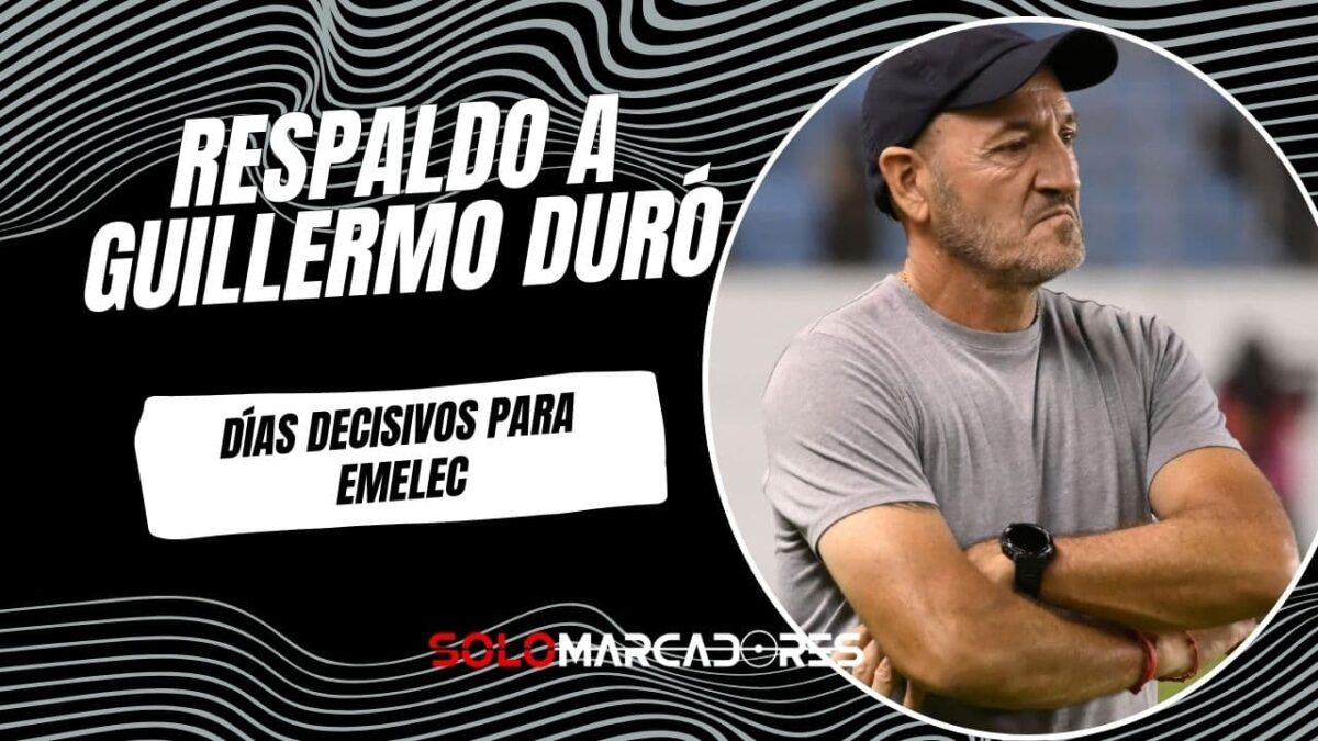 Crisis en Emelec: Hinchas protestan contra directiva y jugadores en Samanes 4 Marcos Mondaini respalda a Guillermo Duró en medio de la crisis de Emelec
