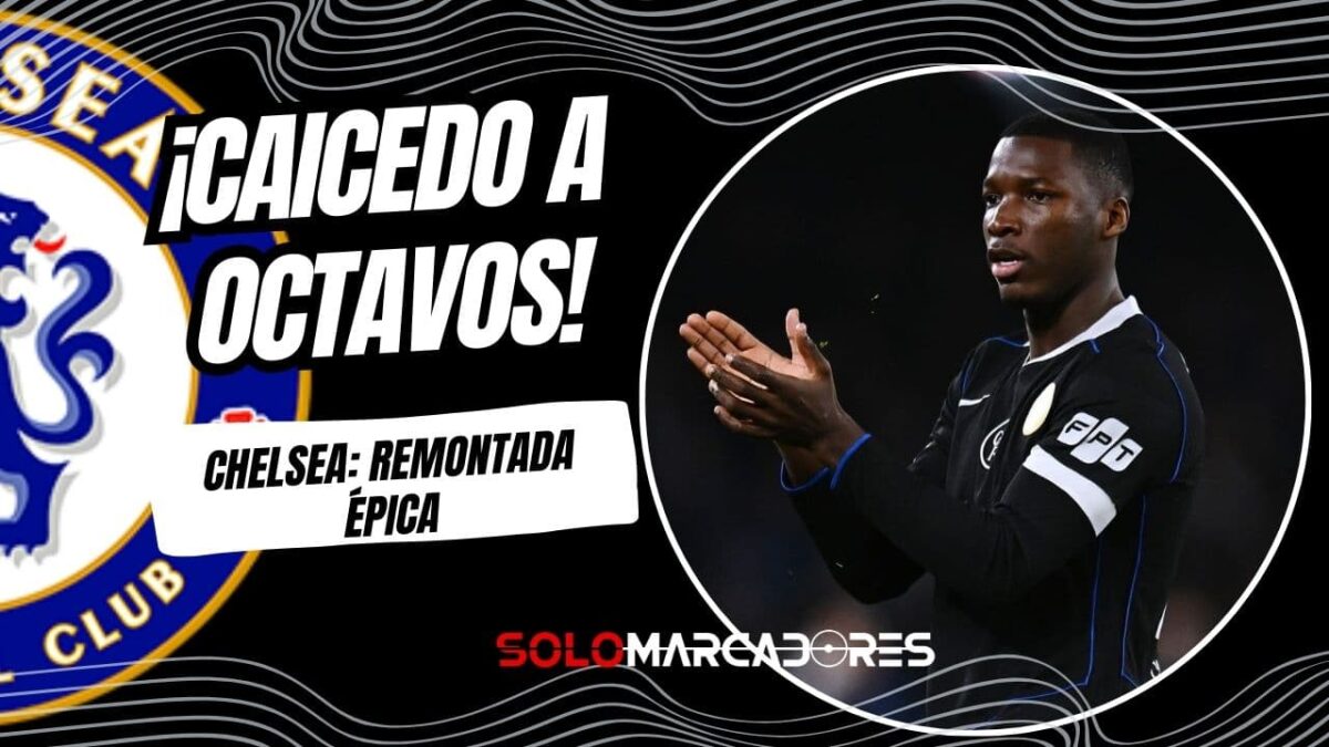 Moisés Caicedo y Chelsea a octavos de final de la Champions League