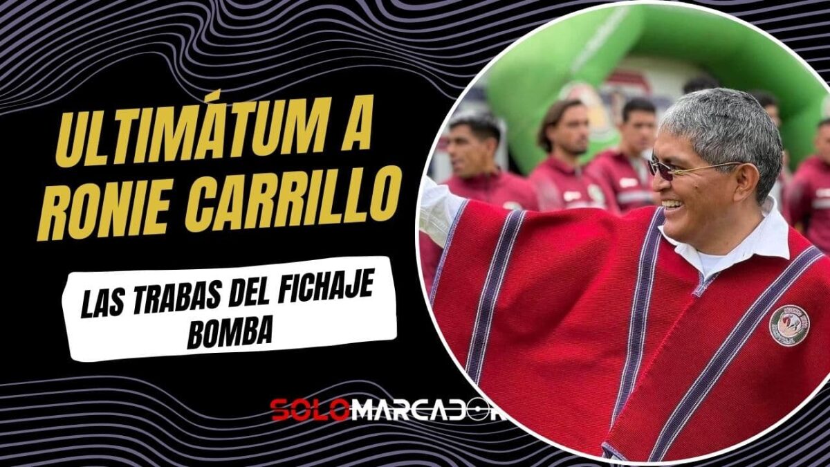Mushuc Runa rompe el mercado: Luis Alfonso Chango ficha a Ronie Carrillo y busca a Castelli 4 Mushuc Runa busca a Facundo Castelli y da ultimátum a Ronie Carrillo