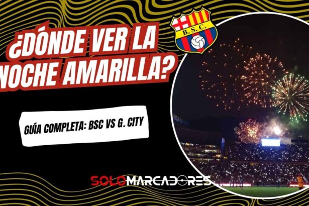 Noche Amarilla 2026: Todo sobre la presentación de Barcelona SC ante Guayaquil City