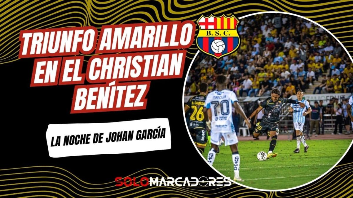 Barcelona derrotó a Guayaquil City con doblete de Johan García