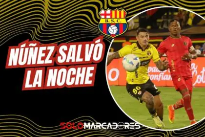 Barcelona SC triunfa en la Noche Amarilla Quito con un golazo de Sergio ‘Toto’ Núñez
