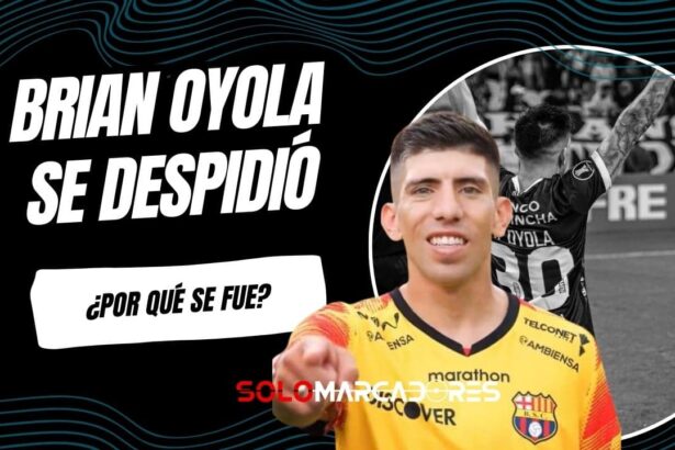 Braian Oyola se despide de Barcelona SC: Detalles de su salida y futuro en 2026
