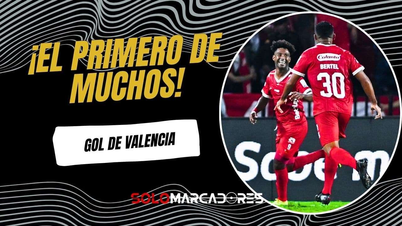 Daniel Valencia y un debut de ensueño: Gol clave en el América de Cali vs. Santa Fe