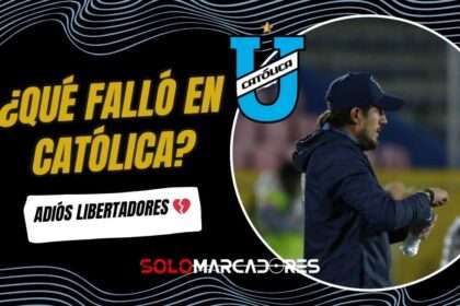 Diego Martínez analiza la eliminación de Universidad Católica: "Es un sacudón duro"