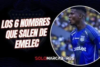 Emelec confirma las primeras 6 bajas oficiales para la temporada 2026