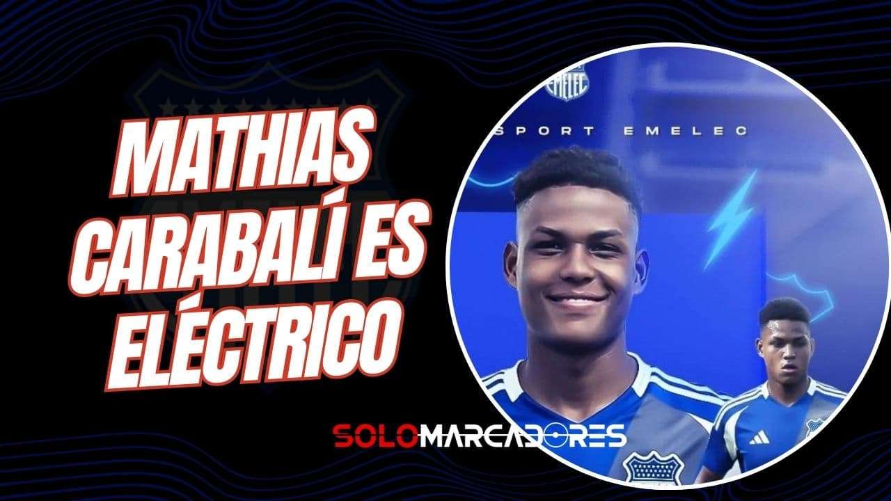 Emelec ficha a Mathias Carabalí: Juventud y polifuncionalidad para el proyecto 2026