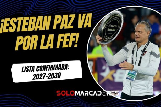 Esteban Paz confirma su lista para la presidencia de la FEF