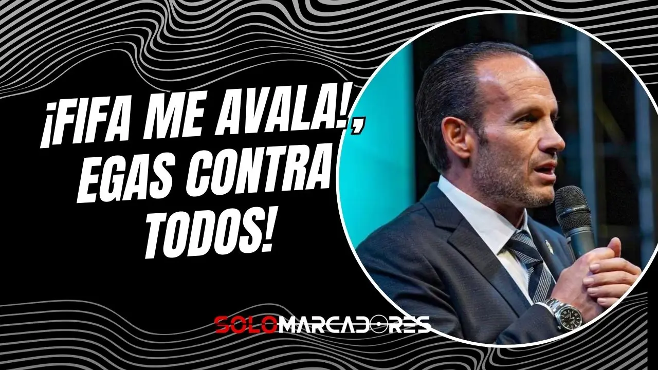 Francisco Egas, presidente de la FEF, durante una entrevista radial defendiendo la legalidad de su reelección para el periodo 2027-2031.